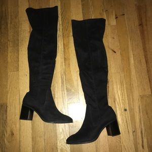 Zara thigh high boots, brand new
